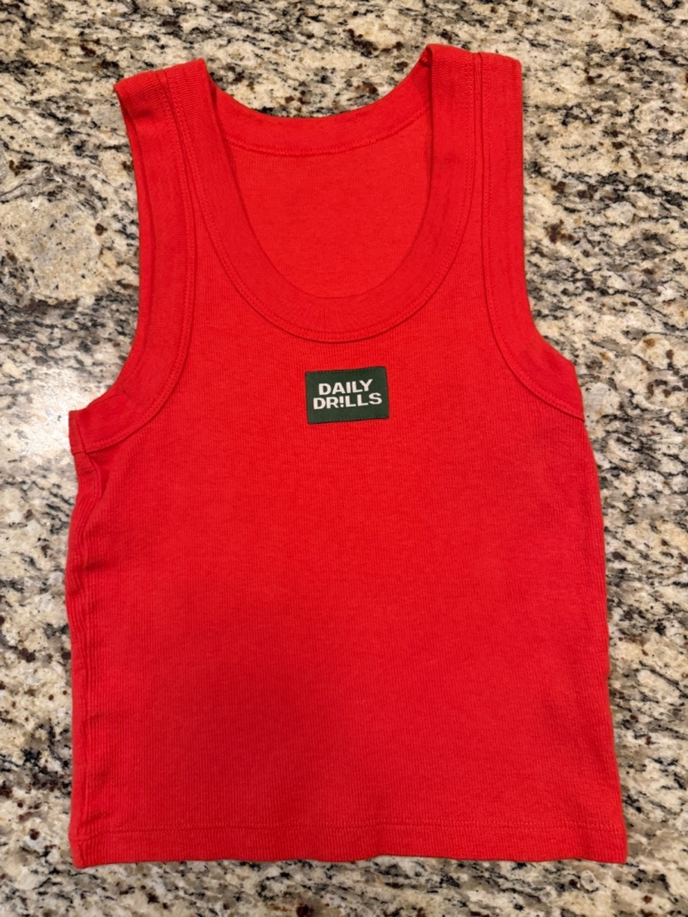 Daily Drills Logo Ribbed Tank Heart XS/S - Picture 4 of 7